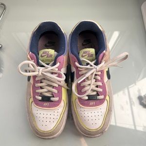 Nike AF1 Shadow Sneakers. Used like new. Worn once.
